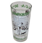1956 US Open at Oak Hill CC Commemorative Drinking Glass