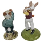 Royal Doulton Bogey Bunnykins Golfer Figures