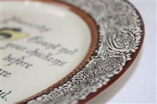 c.1910 Royal Doulton Proverbs Golf Plate  