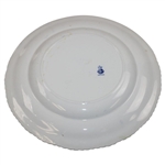 c.1900 Minton Lady Golfer Blue & White Plate
