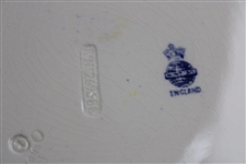 c.1900 Minton Lady Golfer Blue & White Plate