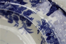 c.1900 Minton Gentleman Golfer Blue & White Plate