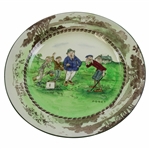 1930s Shelly Late Foley Golfing Plate F-O-R-E