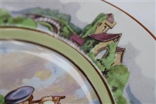c.1910 Grimwades Lady Golfer 'Full Swing' Dinner Plate