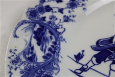 1903 Royal Doulton Picturesque Scenes Golf Plate - Impressed On The Back '1903'
