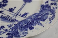 1903 Royal Doulton Picturesque Scenes Golf Plate - Impressed On The Back '1903'