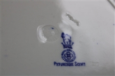 1903 Royal Doulton Picturesque Scenes Golf Plate - Impressed On The Back '1903'