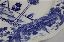 1903 Royal Doulton Picturesque Scenes Golf Plate - Impressed On The Back '1903'