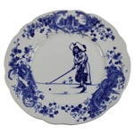 1903 Royal Doulton Picturesque Scenes Golf Plate - Impressed On The Back 1903