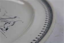 c.1905 Minton Apsley Pillat Golf Plate A/F 