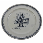 c.1905 Minton Apsley Pillat Golf Plate A/F 