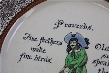 c.1910 Royal Doulton Proverbs Golf Plate 