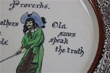 c.1910 Royal Doulton Proverbs Golf Plate 