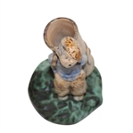 c.1920 Seldom Seen Denby Golfer Caddy Spill Vase