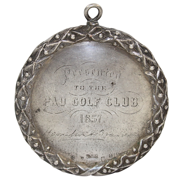 Commemorative 1857 Pau Golf Club Presentation Medal