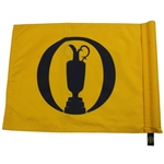 2018 The Open at Carnoustie Course Flown Practice Round Flag w/COA