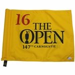 2018 The Open at Carnoustie Final Round Course Flown Hole #16 'Barry Burn' Flag w/COA