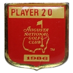 Charles Coodys 1986 Masters Tournament Contestant Badge #20