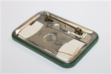 1963 Masters Tournament Clubhouse Badge - Mrs. Lloyd Mangrum