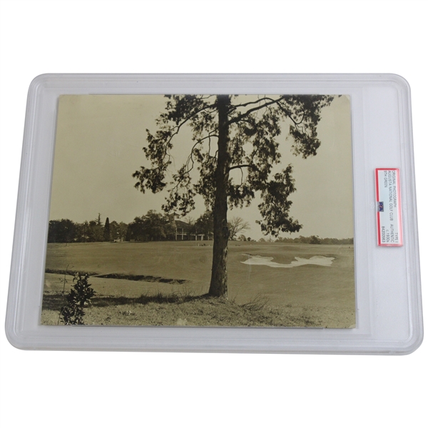 c.1930s Augusta National Golf Club 9th Green & Clubhouse Original Type 1 Photo PSA Authentic #84200563