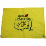 Palmer, Nicklaus & Player Big Three Signed 2008 Masters Embroidered Flag JSA ALOA