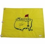 Jack Nicklaus Signed Undated Masters Tournament Embroidered Flag Full JSA #Y79347