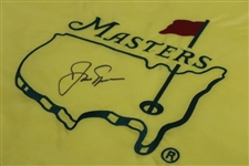 Jack Nicklaus Signed Undated Masters Tournament Embroidered Flag Full JSA #Y79347