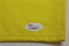 Jack Nicklaus Signed Undated Masters Tournament Embroidered Flag Full JSA #Y79347