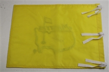 Jack Nicklaus Signed Undated Masters Tournament Embroidered Flag Full JSA #Y79347