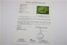Arnold Palmer Signed Undated Masters Tournament Embroidered Flag JSA# Y79344