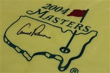 Arnold Palmer Signed 2004 Masters Embroidered Flag JSA Sticker #Y79345