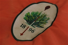 Merion Golf Club '1896' Course Used Orange Embroidered Flag