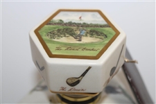 Pointers Of London Hand Made In Great Britain The St. Andrews Whisky Golfing Decanter