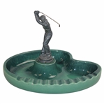The Hyde Park No. 1970 USA Mid Swing Golfer Dish