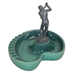 The Hyde Park No. 1970 USA Mid Swing Golfer Dish