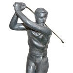 The Hyde Park No. 1970 USA Mid Swing Golfer Dish