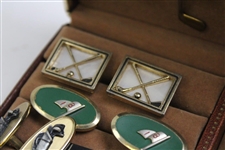 Golfers Award Cufflink Set w/Box
