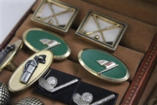 Golfers Award Cufflink Set w/Box