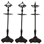 1920's Wellington-Stone Parlor Putter 3 Holder Stand with Two Parlor Putters