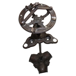 1920's Wellington-Stone Parlor Putter 3 Holder Stand with Two Parlor Putters