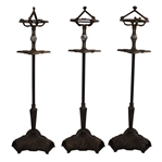 1920's Wellington-Stone Parlor Putter 3 Holder Stand with Two Parlor Putters