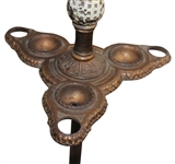1920's Wellington-Stone Parlor Putter 3 Holder Stand with Two Parlor Putters