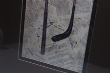 Evolution Of The Golf Club Framed Collage Signed By Artist