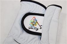 John Daly's Signed Personal 'The Lion' Logo Left-Handed White Golf Glove JSA ALOA