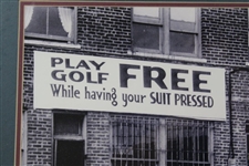 Play Golf While Having Your Suit Pressed  Photo - Framed