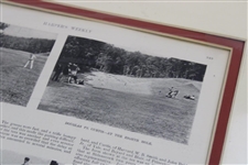Matted Magazine Article From The 1898 US Amateur Won By Findlay Douglas
