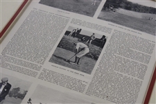 Matted Magazine Article From The 1898 US Amateur Won By Findlay Douglas