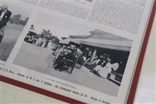 Matted Magazine Article From The 1898 US Amateur Won By Findlay Douglas