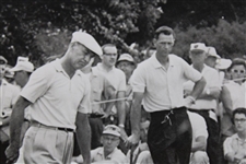 B & W Press Photo Of Ben Hogan At The 1960 PGA Championship At Firestone