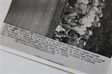 B & W Press Photo Of Ben Hogan At The 1960 PGA Championship At Firestone